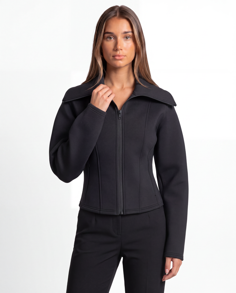 Veste chic à col structuré