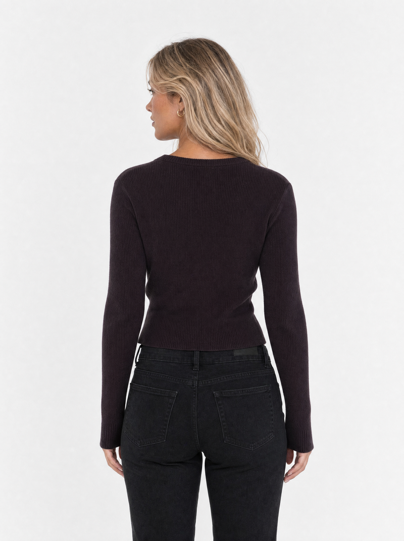 Cardigan Côtelé
