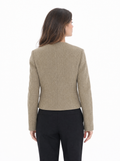 Veste structurée à boutons dorés