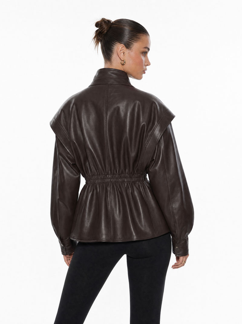Veste cintré en cuir